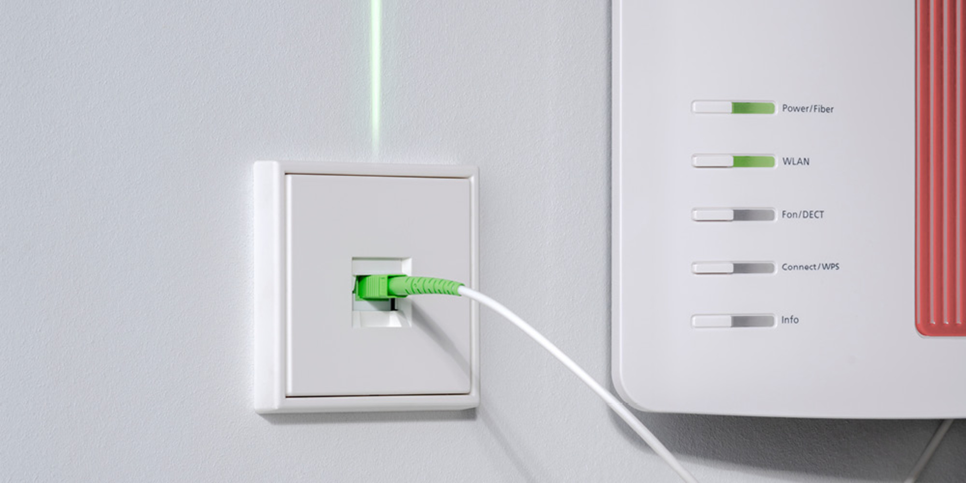 Die neuen Glasfaser-Anschlussdosen bei Elektrotechnik Wohlrab in Eschenbach